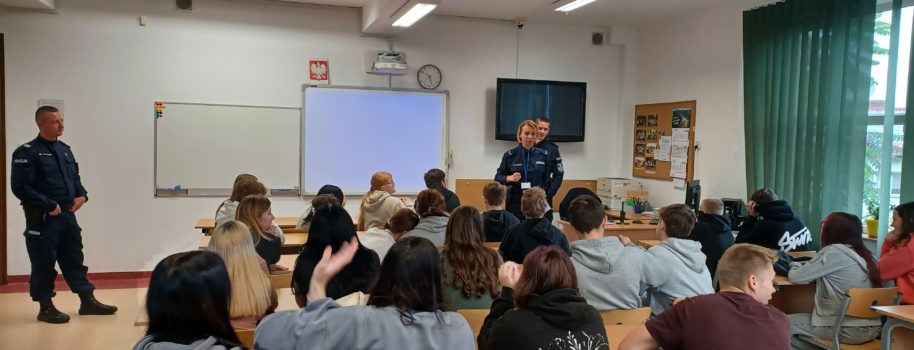 Spotkanie profilaktyczne z Policją