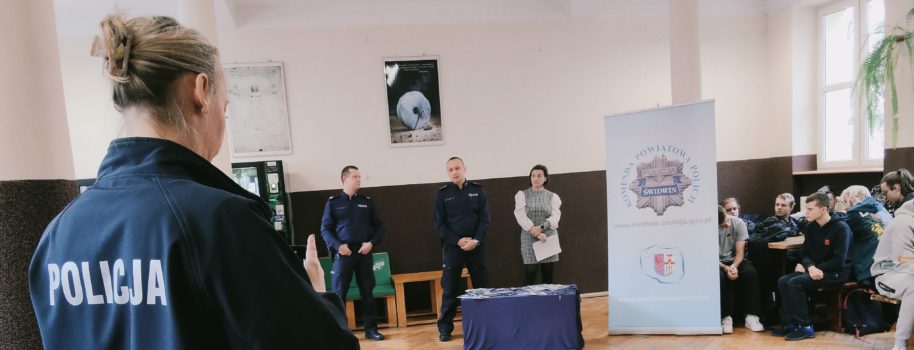 Spotkanie z przedstawicielami Policji – zawód policjanta i rekrutacja do służby