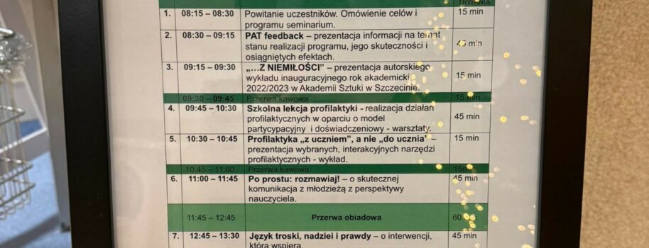 Seminarium „Jak mówić, żeby nas słuchano”